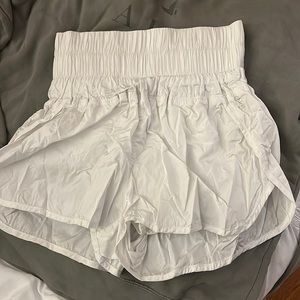 white free people shorts